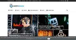 Desktop Screenshot of edmsauce.com